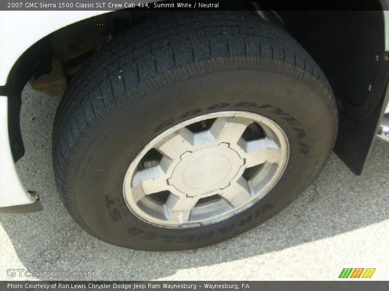Summit White / Neutral 2007 GMC Sierra 1500 Classic SLT Crew Cab 4x4