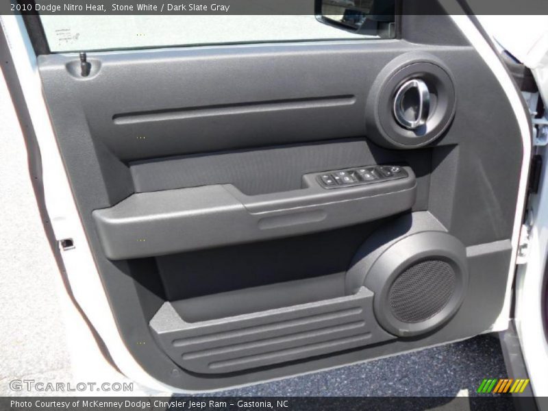 Stone White / Dark Slate Gray 2010 Dodge Nitro Heat