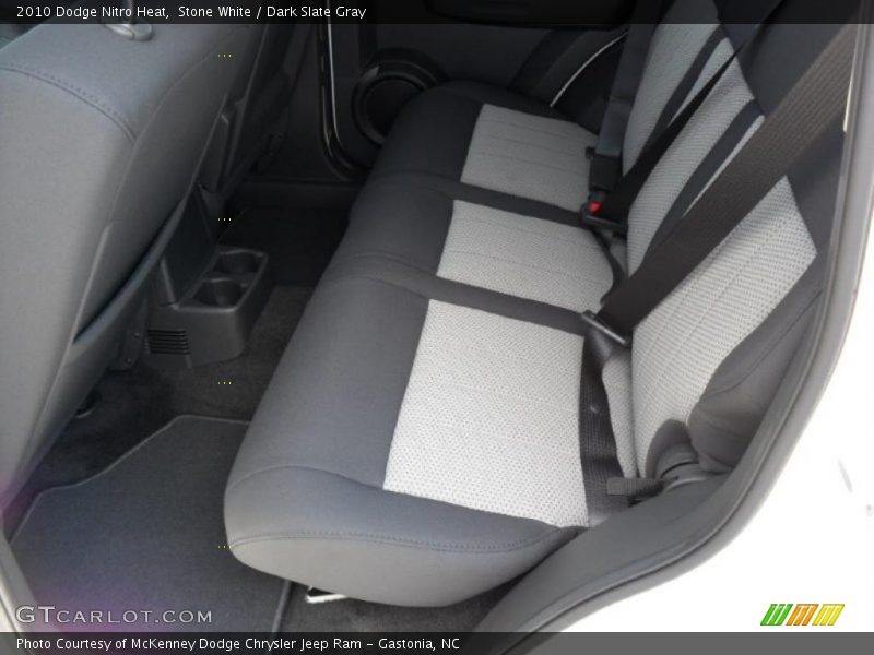 Stone White / Dark Slate Gray 2010 Dodge Nitro Heat