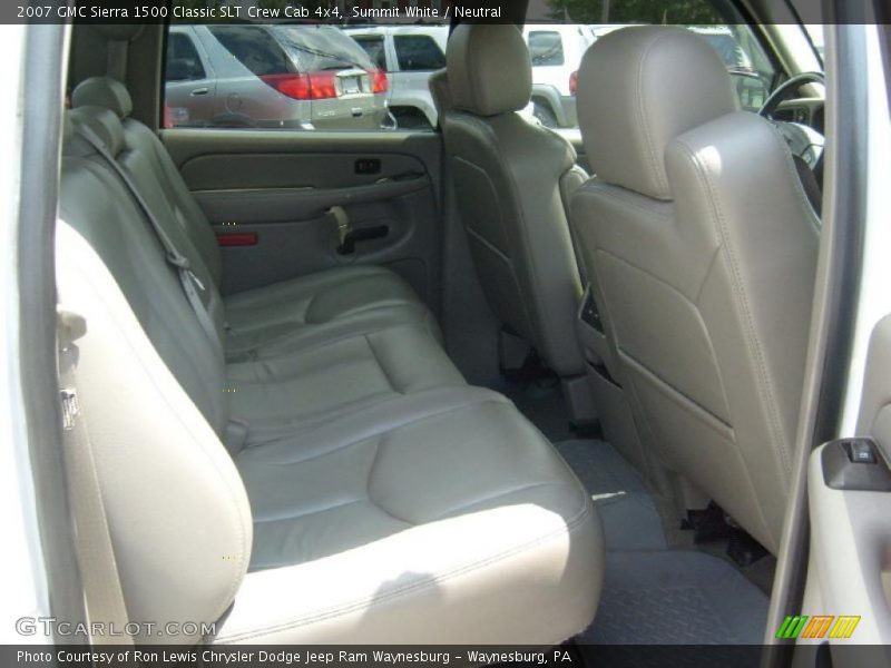 Summit White / Neutral 2007 GMC Sierra 1500 Classic SLT Crew Cab 4x4