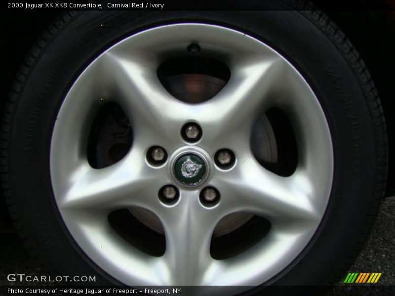 Carnival Red / Ivory 2000 Jaguar XK XK8 Convertible