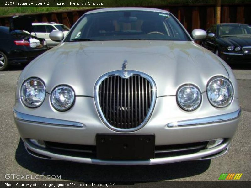 Platinum Metallic / Charcoal 2004 Jaguar S-Type 4.2