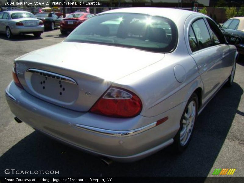 Platinum Metallic / Charcoal 2004 Jaguar S-Type 4.2
