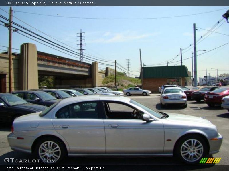 Platinum Metallic / Charcoal 2004 Jaguar S-Type 4.2