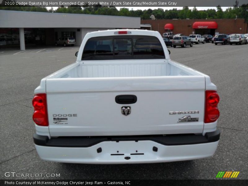 Stone White / Dark Slate Gray/Medium Slate Gray 2010 Dodge Dakota Big Horn Extended Cab