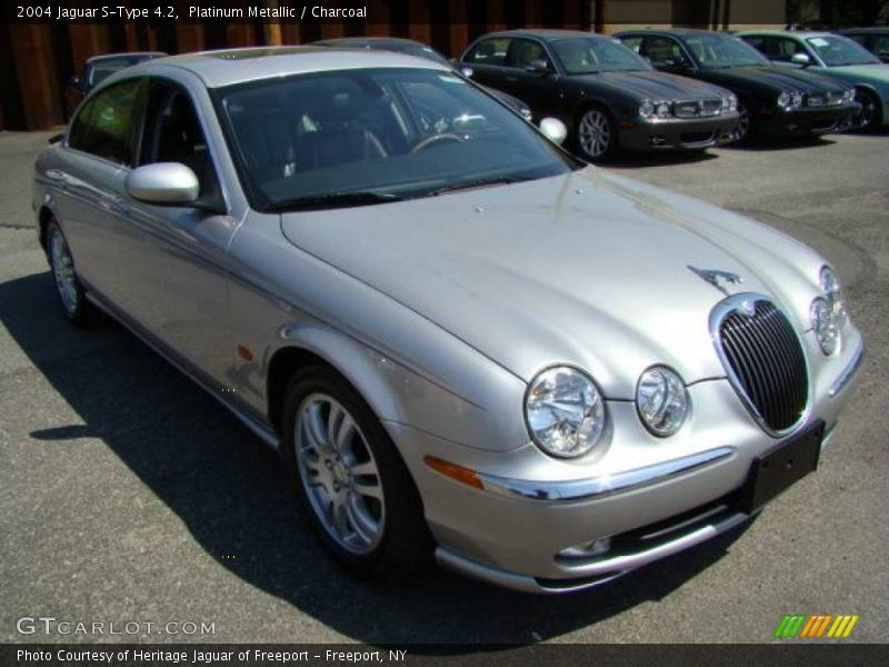 Platinum Metallic / Charcoal 2004 Jaguar S-Type 4.2