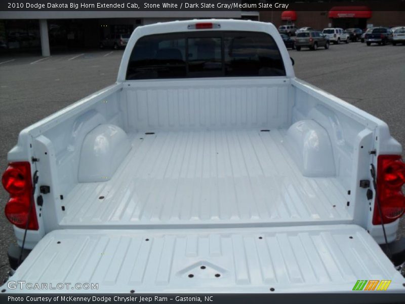 Stone White / Dark Slate Gray/Medium Slate Gray 2010 Dodge Dakota Big Horn Extended Cab