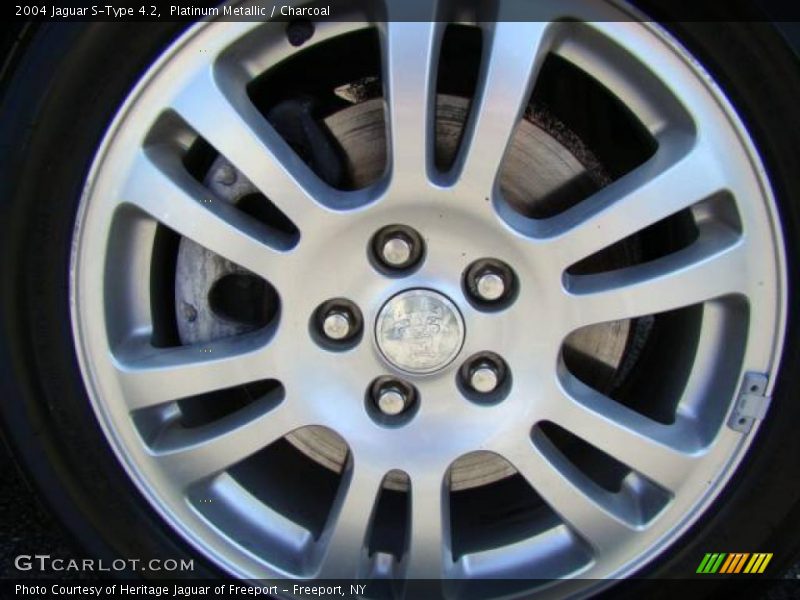 Platinum Metallic / Charcoal 2004 Jaguar S-Type 4.2