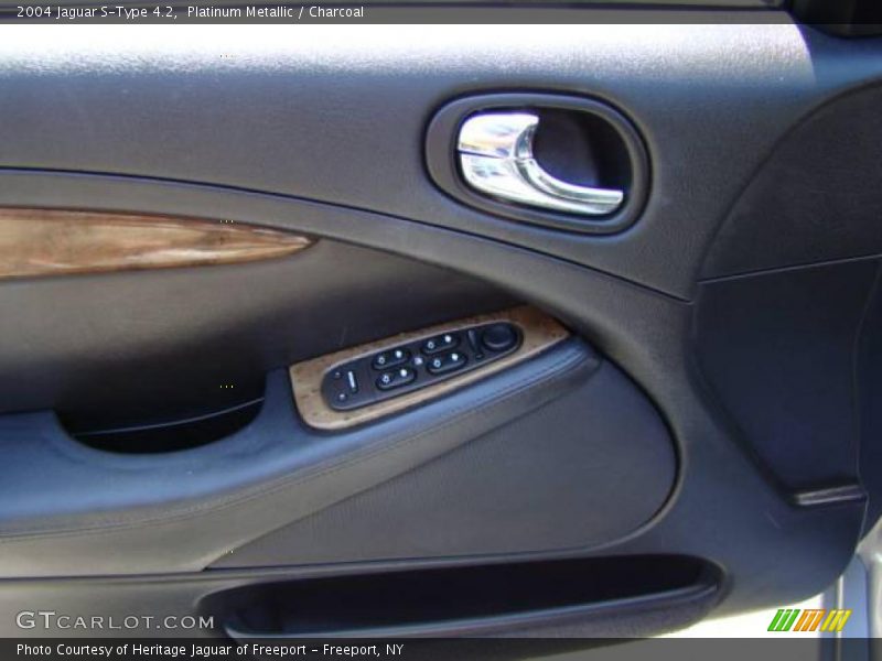 Platinum Metallic / Charcoal 2004 Jaguar S-Type 4.2
