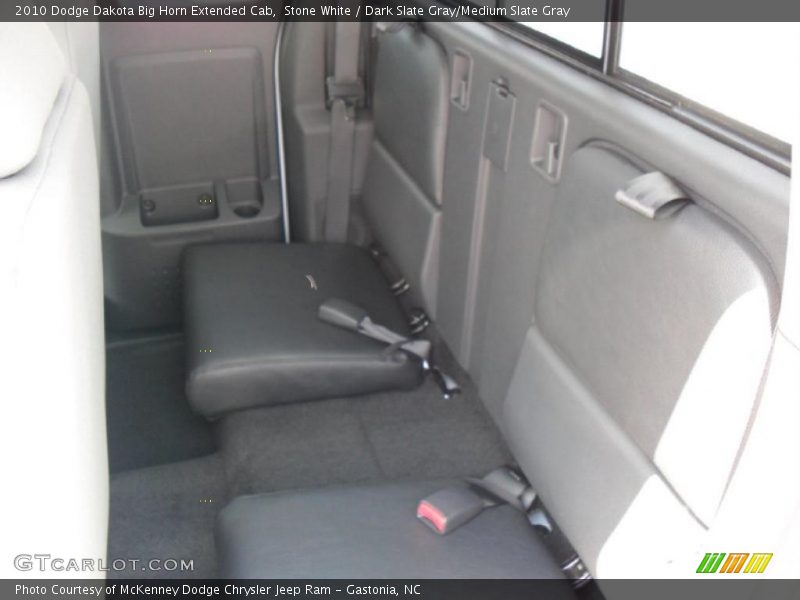 Stone White / Dark Slate Gray/Medium Slate Gray 2010 Dodge Dakota Big Horn Extended Cab