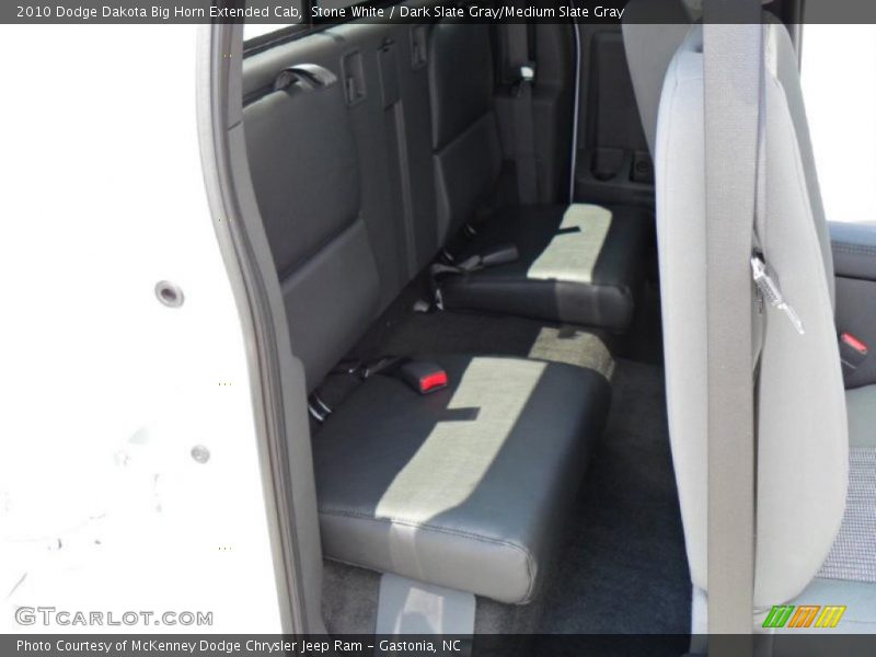 Stone White / Dark Slate Gray/Medium Slate Gray 2010 Dodge Dakota Big Horn Extended Cab