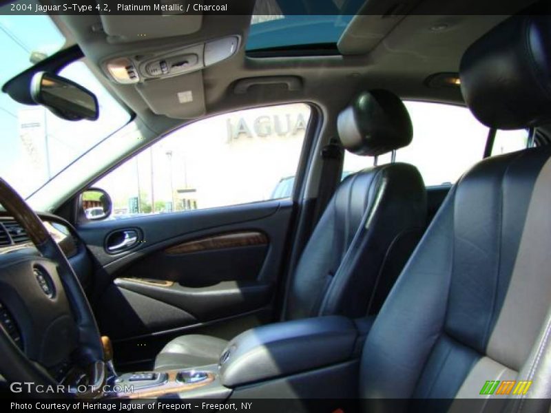 Platinum Metallic / Charcoal 2004 Jaguar S-Type 4.2