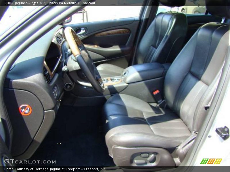 Platinum Metallic / Charcoal 2004 Jaguar S-Type 4.2