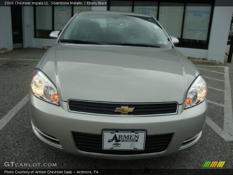 Silverstone Metallic / Ebony Black 2008 Chevrolet Impala LS