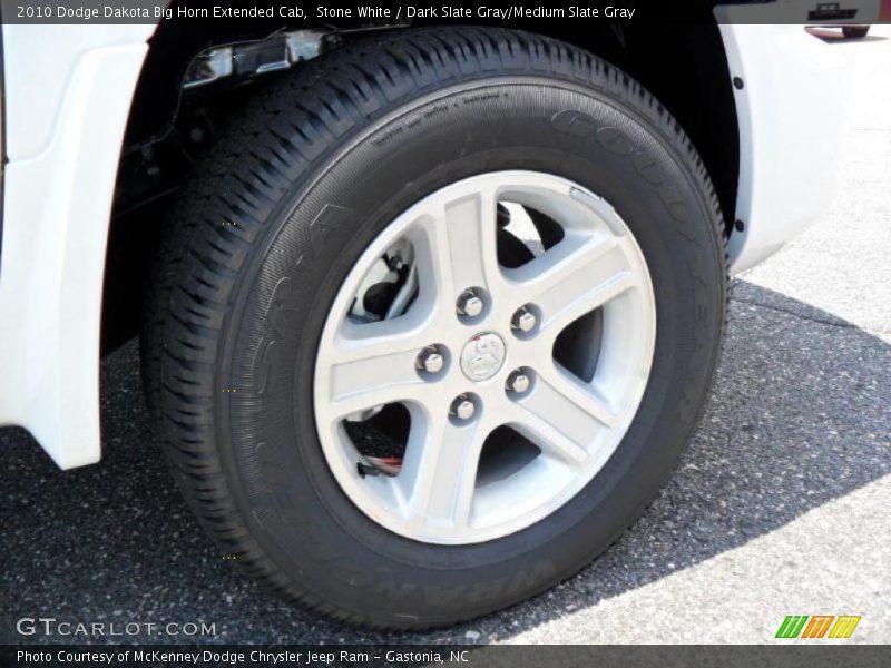 Stone White / Dark Slate Gray/Medium Slate Gray 2010 Dodge Dakota Big Horn Extended Cab