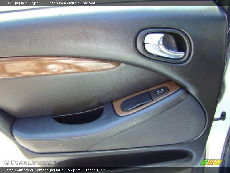 Platinum Metallic / Charcoal 2004 Jaguar S-Type 4.2