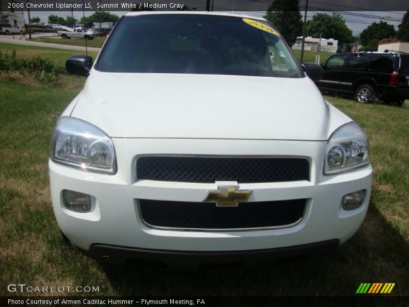 Summit White / Medium Gray 2008 Chevrolet Uplander LS