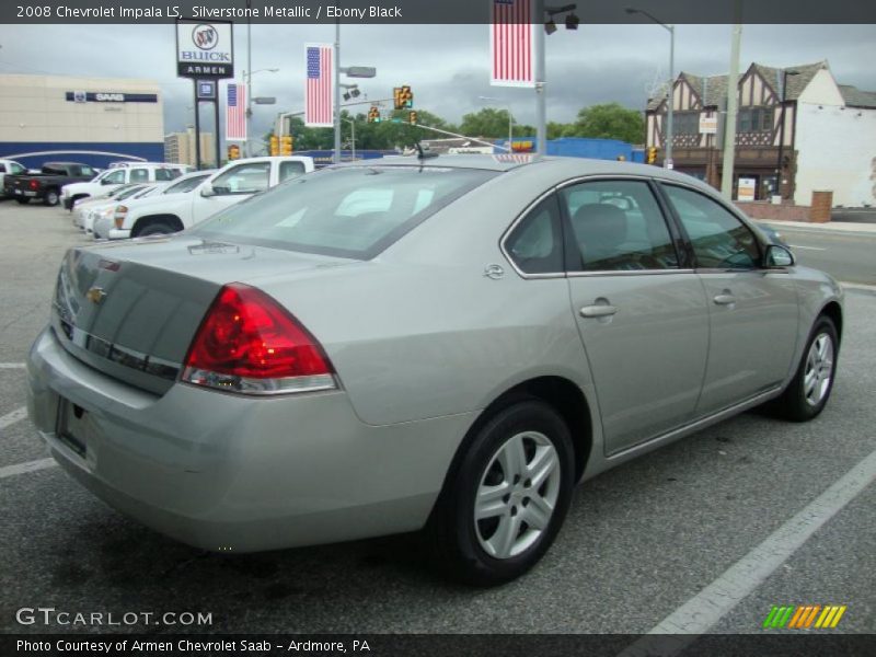 Silverstone Metallic / Ebony Black 2008 Chevrolet Impala LS