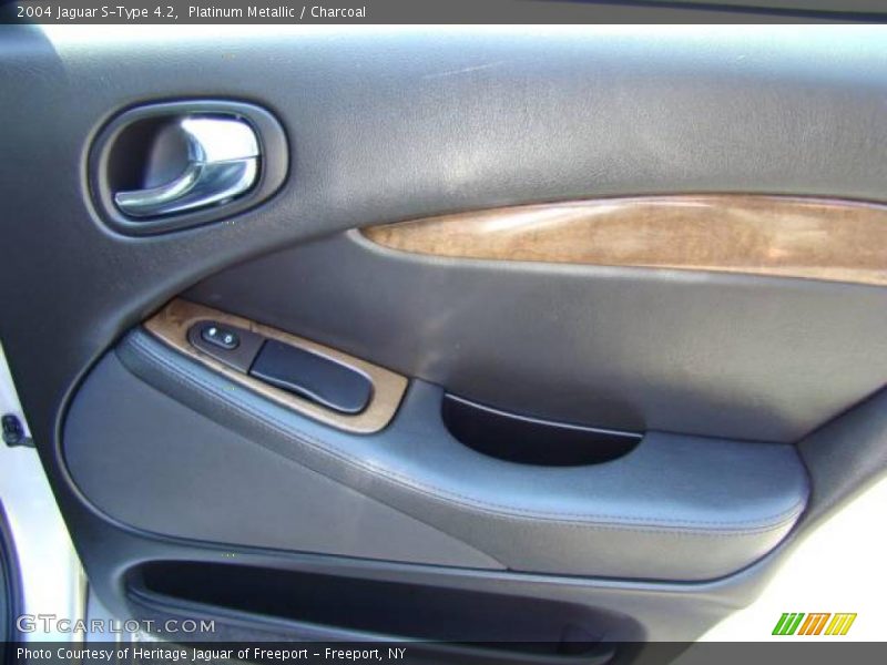 Platinum Metallic / Charcoal 2004 Jaguar S-Type 4.2