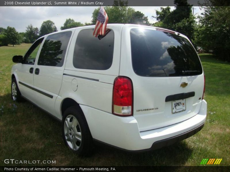 Summit White / Medium Gray 2008 Chevrolet Uplander LS