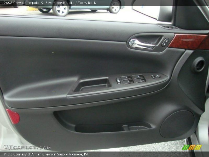 Silverstone Metallic / Ebony Black 2008 Chevrolet Impala LS
