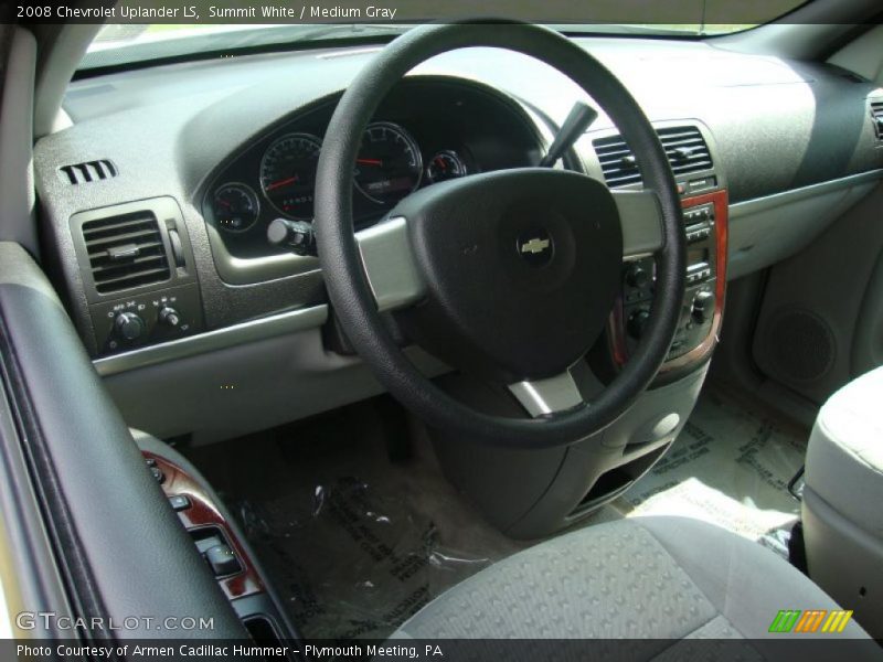 Summit White / Medium Gray 2008 Chevrolet Uplander LS