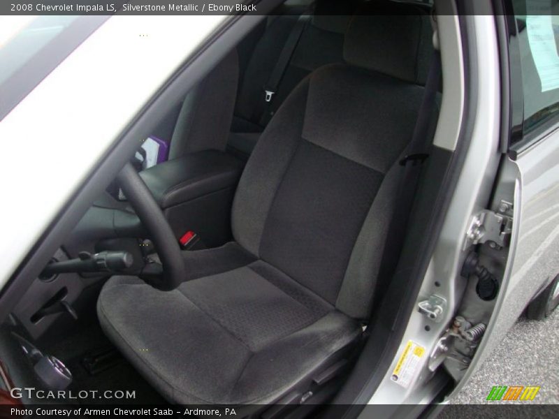 Silverstone Metallic / Ebony Black 2008 Chevrolet Impala LS