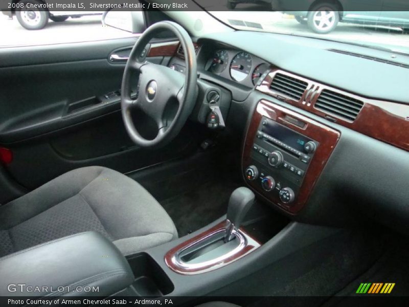 Silverstone Metallic / Ebony Black 2008 Chevrolet Impala LS