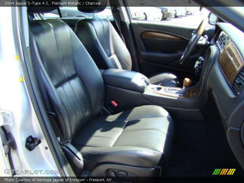 Platinum Metallic / Charcoal 2004 Jaguar S-Type 4.2