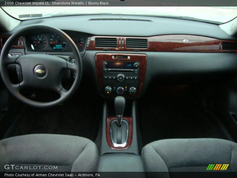 Silverstone Metallic / Ebony Black 2008 Chevrolet Impala LS