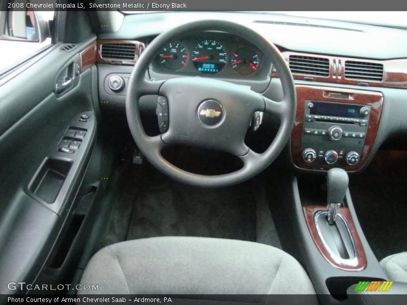 Silverstone Metallic / Ebony Black 2008 Chevrolet Impala LS