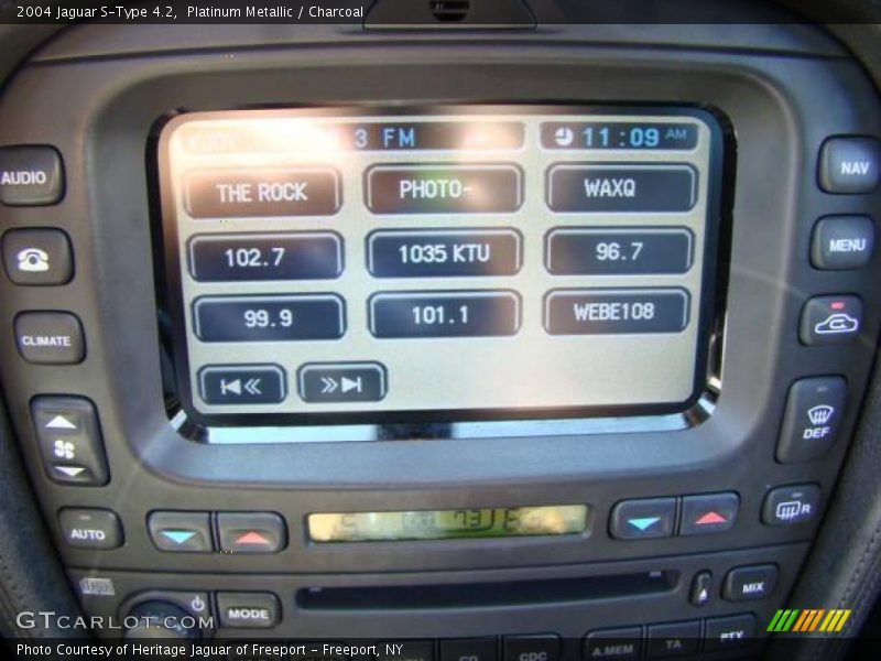 Platinum Metallic / Charcoal 2004 Jaguar S-Type 4.2