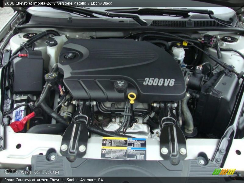 Silverstone Metallic / Ebony Black 2008 Chevrolet Impala LS