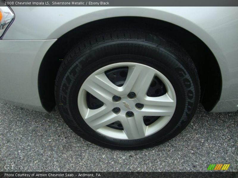 Silverstone Metallic / Ebony Black 2008 Chevrolet Impala LS