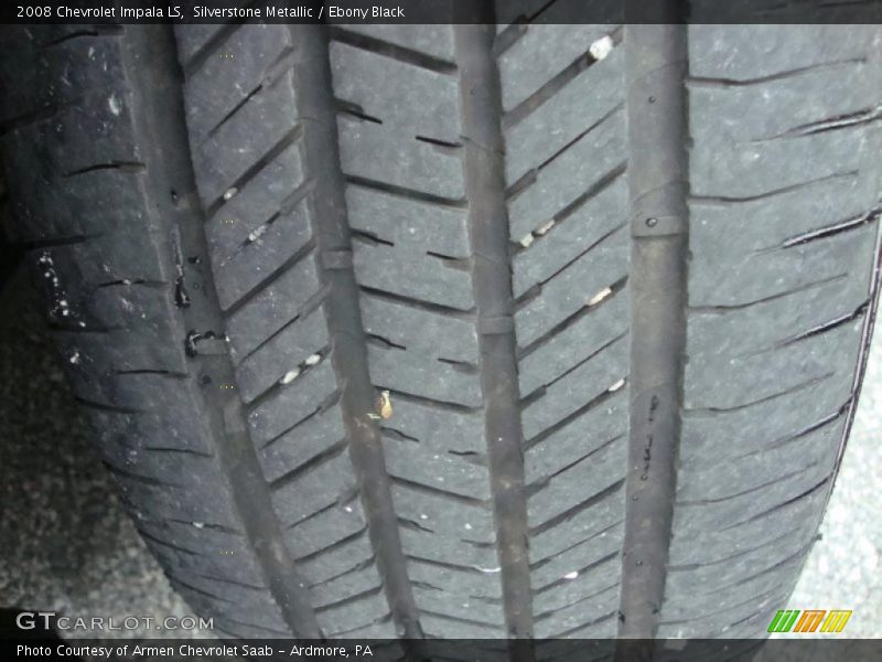 Silverstone Metallic / Ebony Black 2008 Chevrolet Impala LS