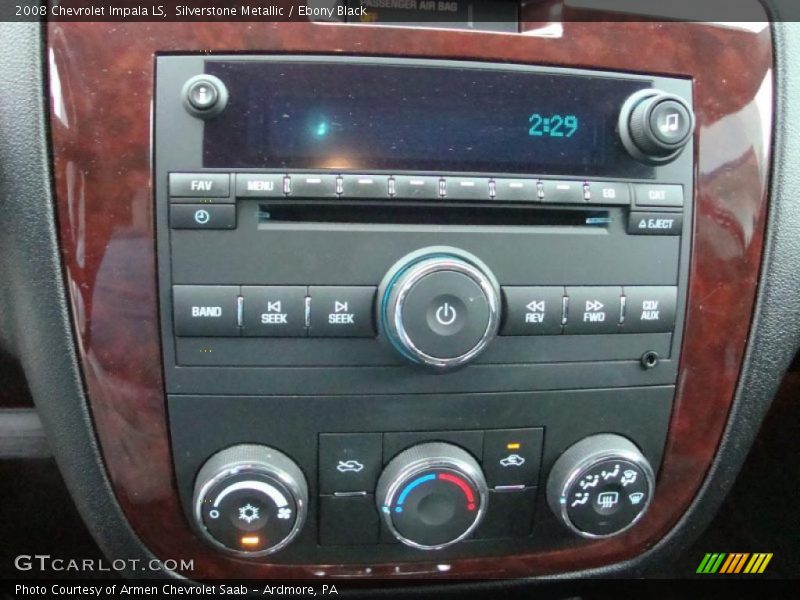 Silverstone Metallic / Ebony Black 2008 Chevrolet Impala LS