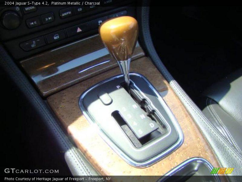 Platinum Metallic / Charcoal 2004 Jaguar S-Type 4.2