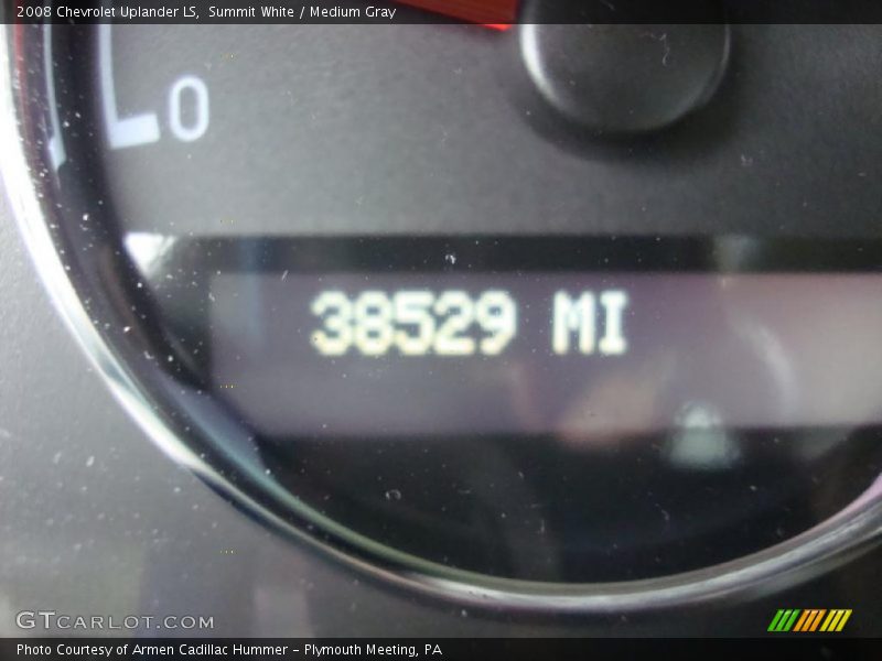Summit White / Medium Gray 2008 Chevrolet Uplander LS