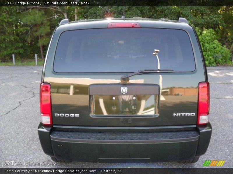 Natural Green Pearl / Khaki 2010 Dodge Nitro SE