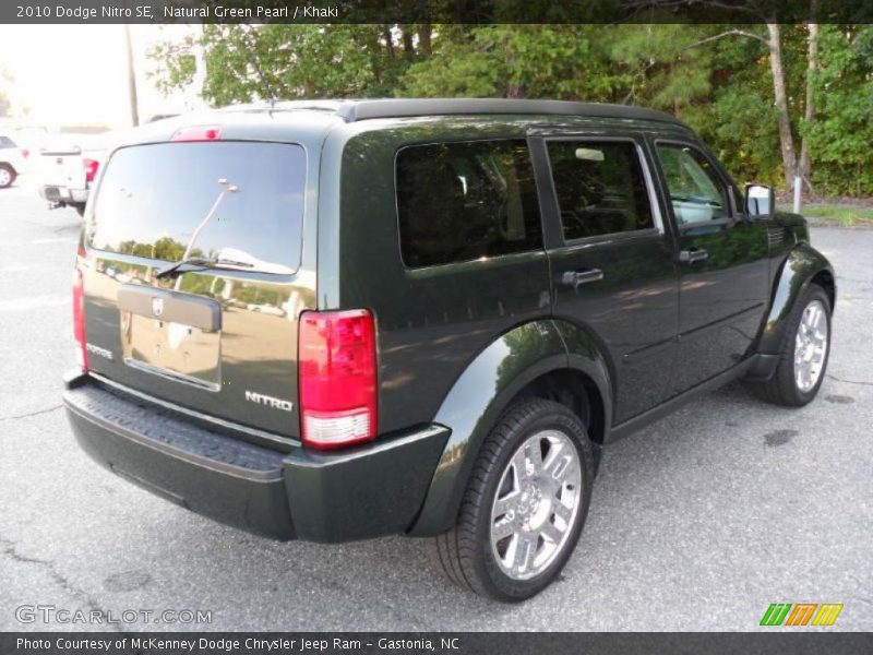 Natural Green Pearl / Khaki 2010 Dodge Nitro SE