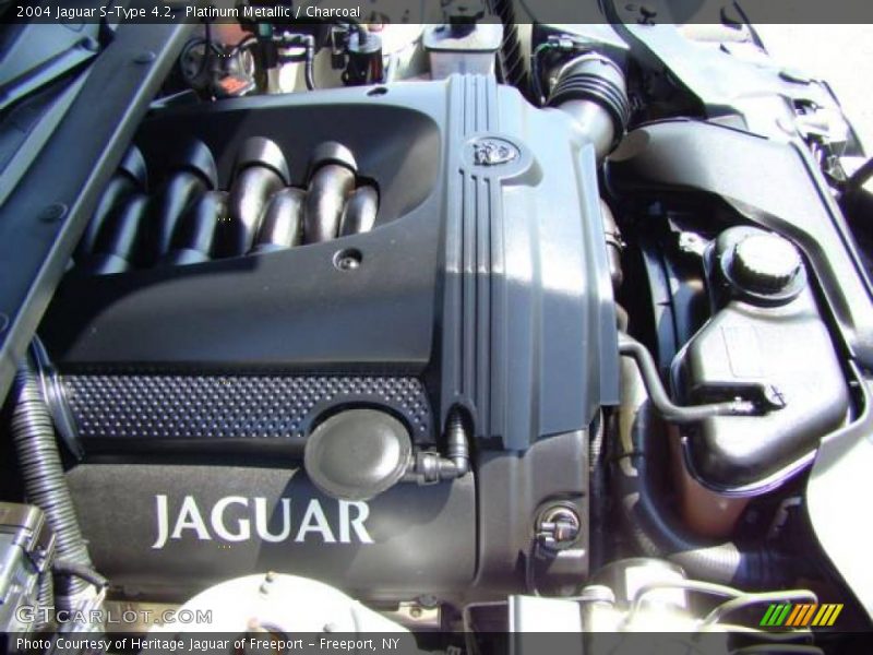 Platinum Metallic / Charcoal 2004 Jaguar S-Type 4.2