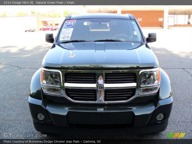 Natural Green Pearl / Khaki 2010 Dodge Nitro SE