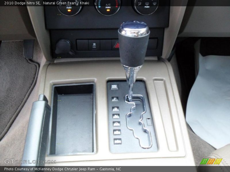 Natural Green Pearl / Khaki 2010 Dodge Nitro SE