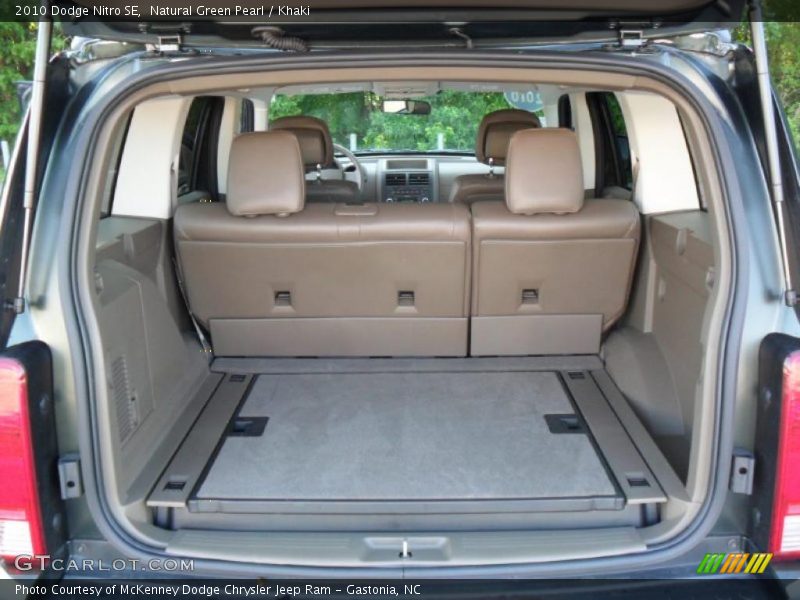 Natural Green Pearl / Khaki 2010 Dodge Nitro SE
