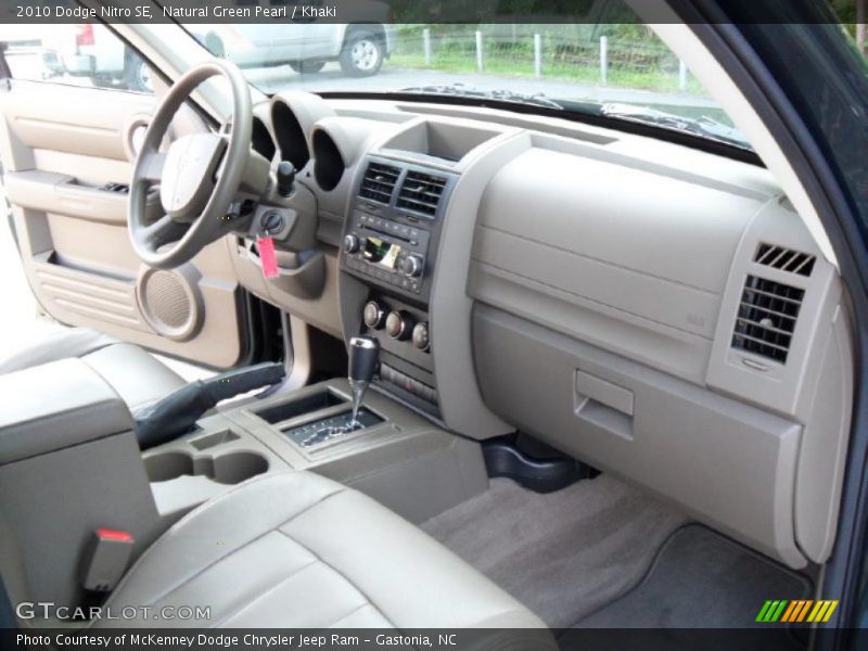 Natural Green Pearl / Khaki 2010 Dodge Nitro SE