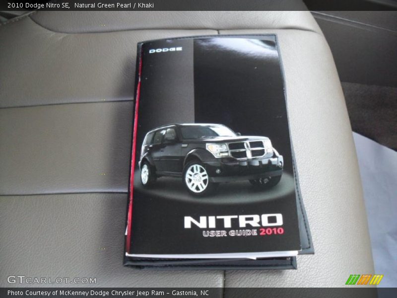 Natural Green Pearl / Khaki 2010 Dodge Nitro SE