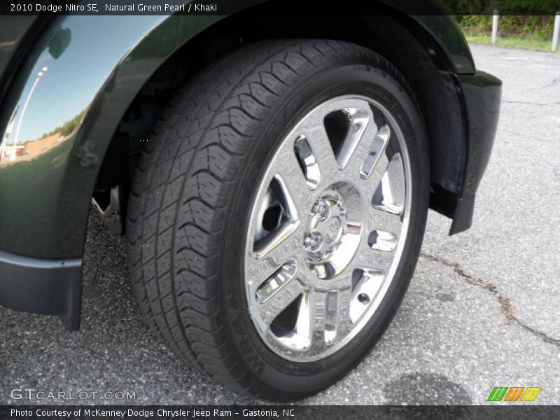 Natural Green Pearl / Khaki 2010 Dodge Nitro SE