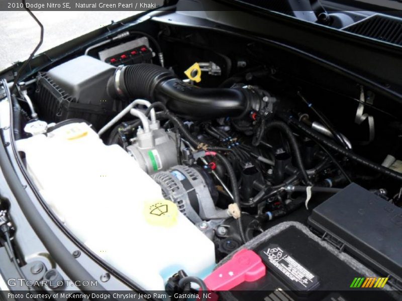 Natural Green Pearl / Khaki 2010 Dodge Nitro SE