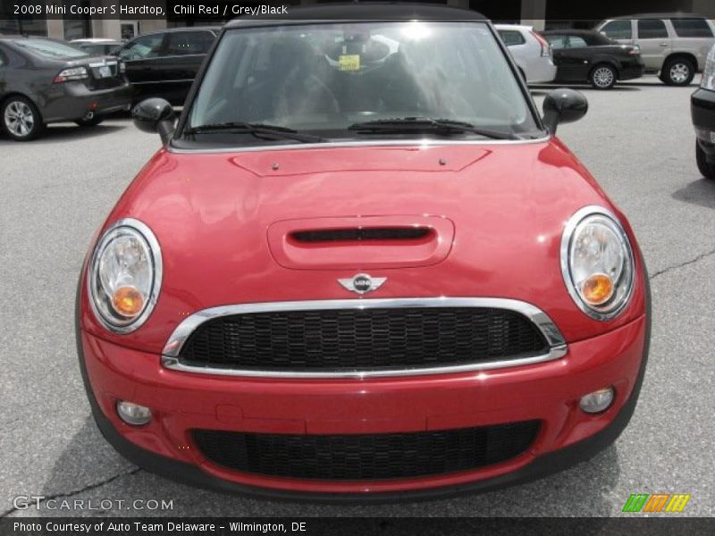 Chili Red / Grey/Black 2008 Mini Cooper S Hardtop