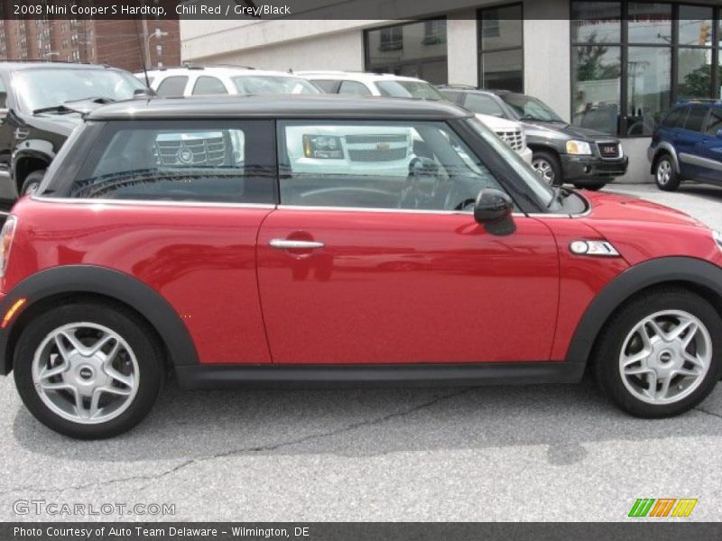 Chili Red / Grey/Black 2008 Mini Cooper S Hardtop